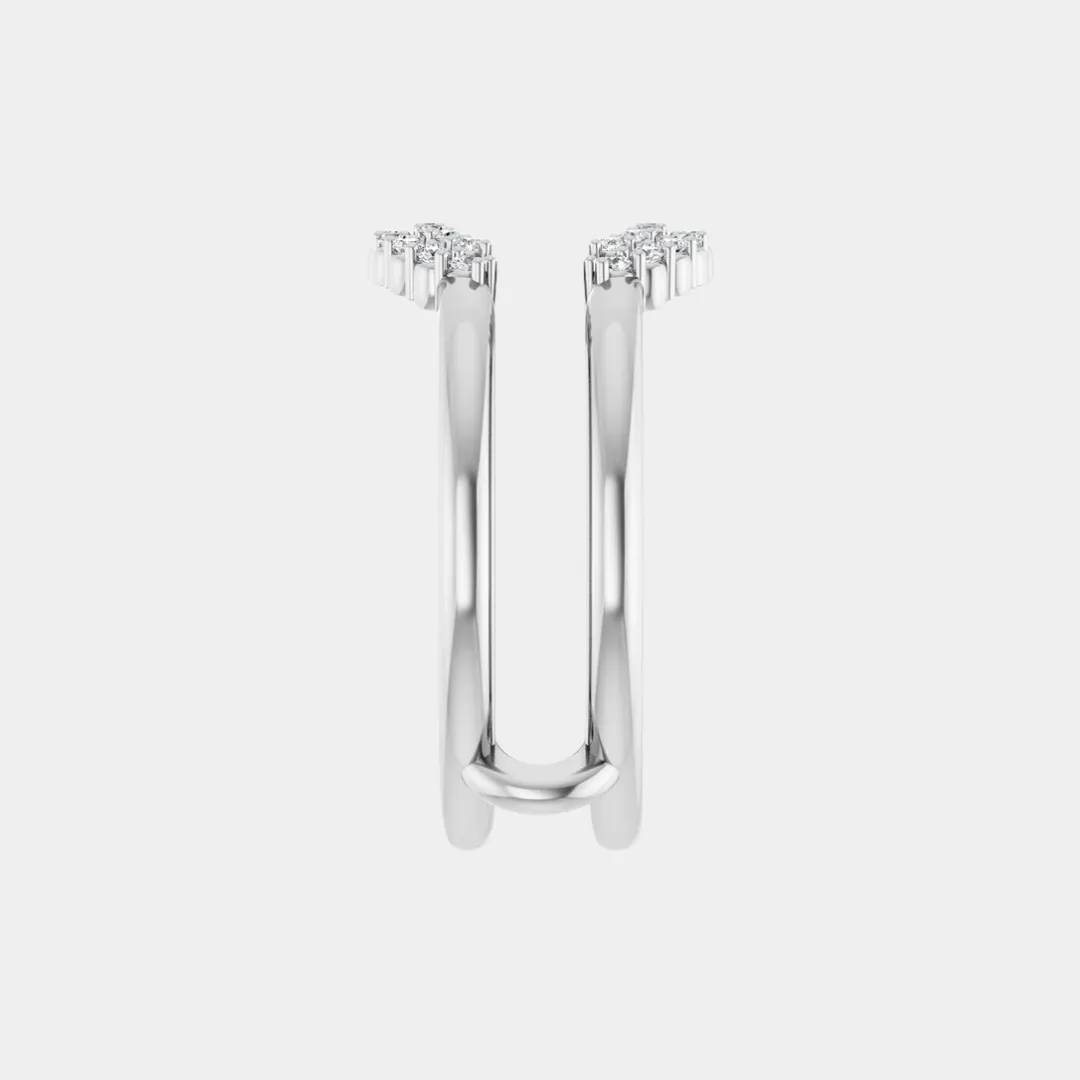 The Platinum Petunia | Ring Guard