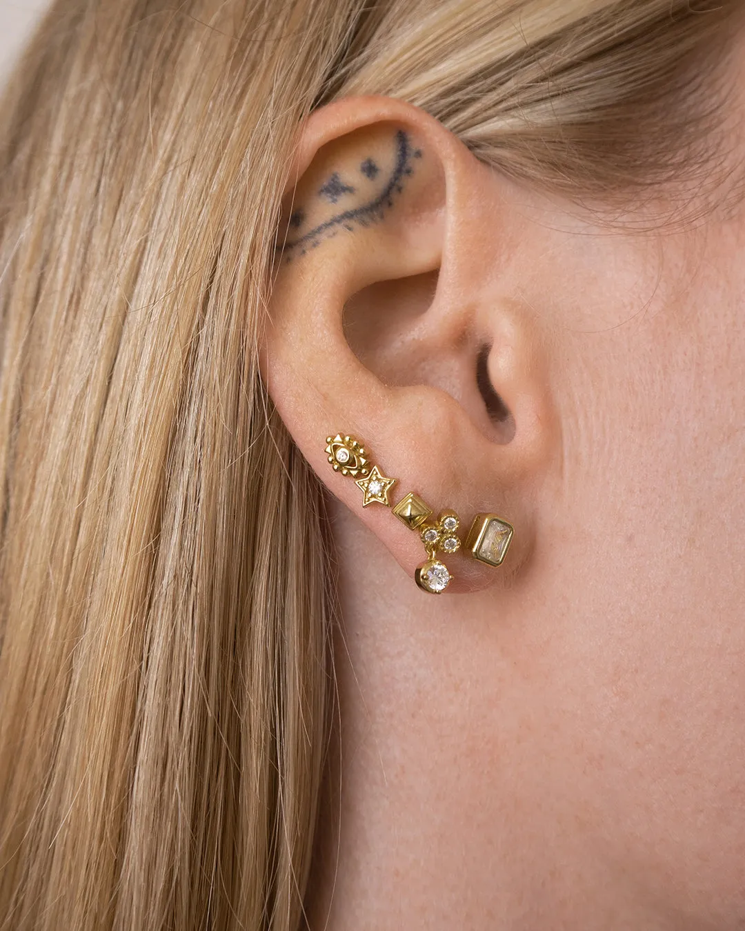 The Trio Dangle Studs
