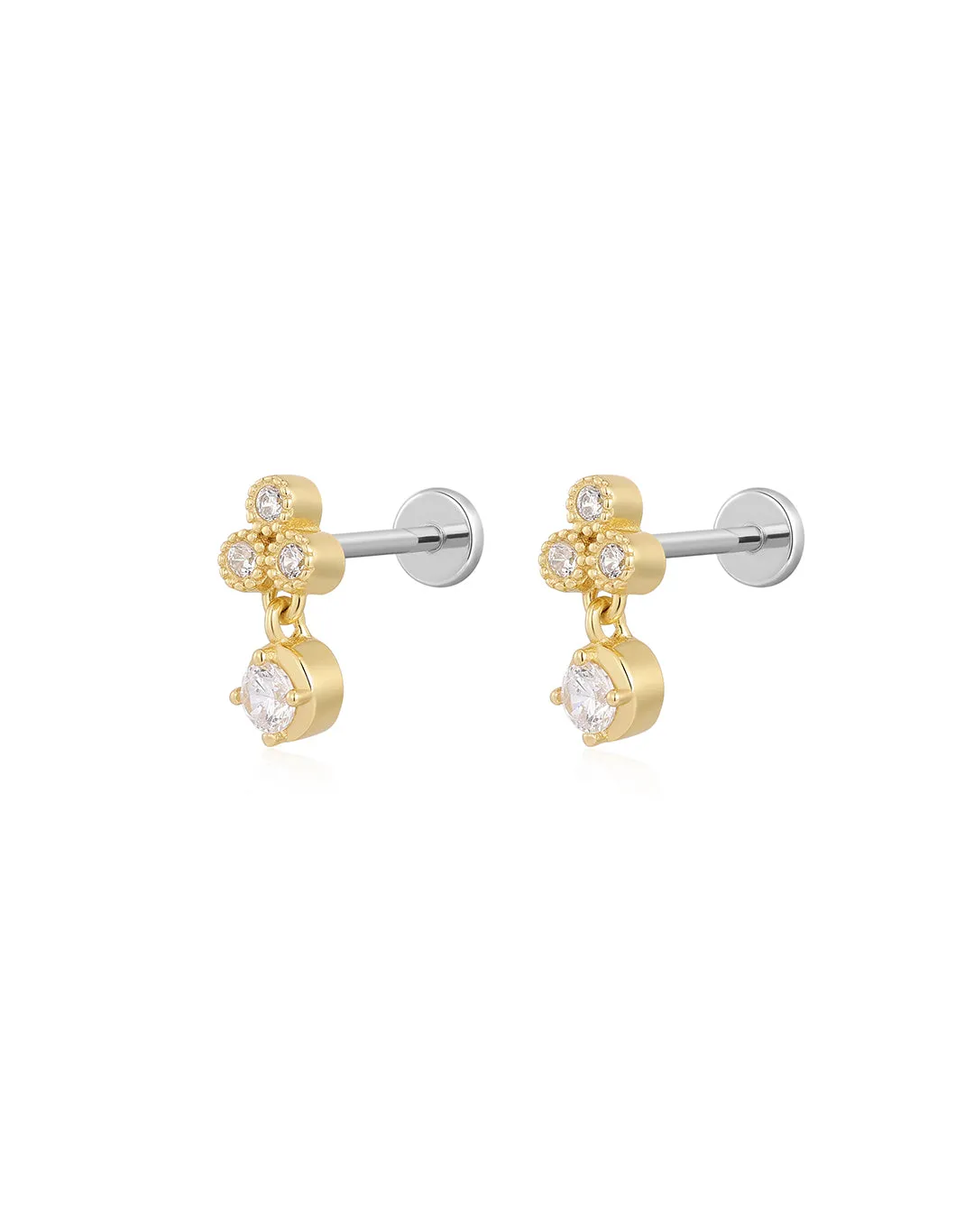 The Trio Dangle Studs