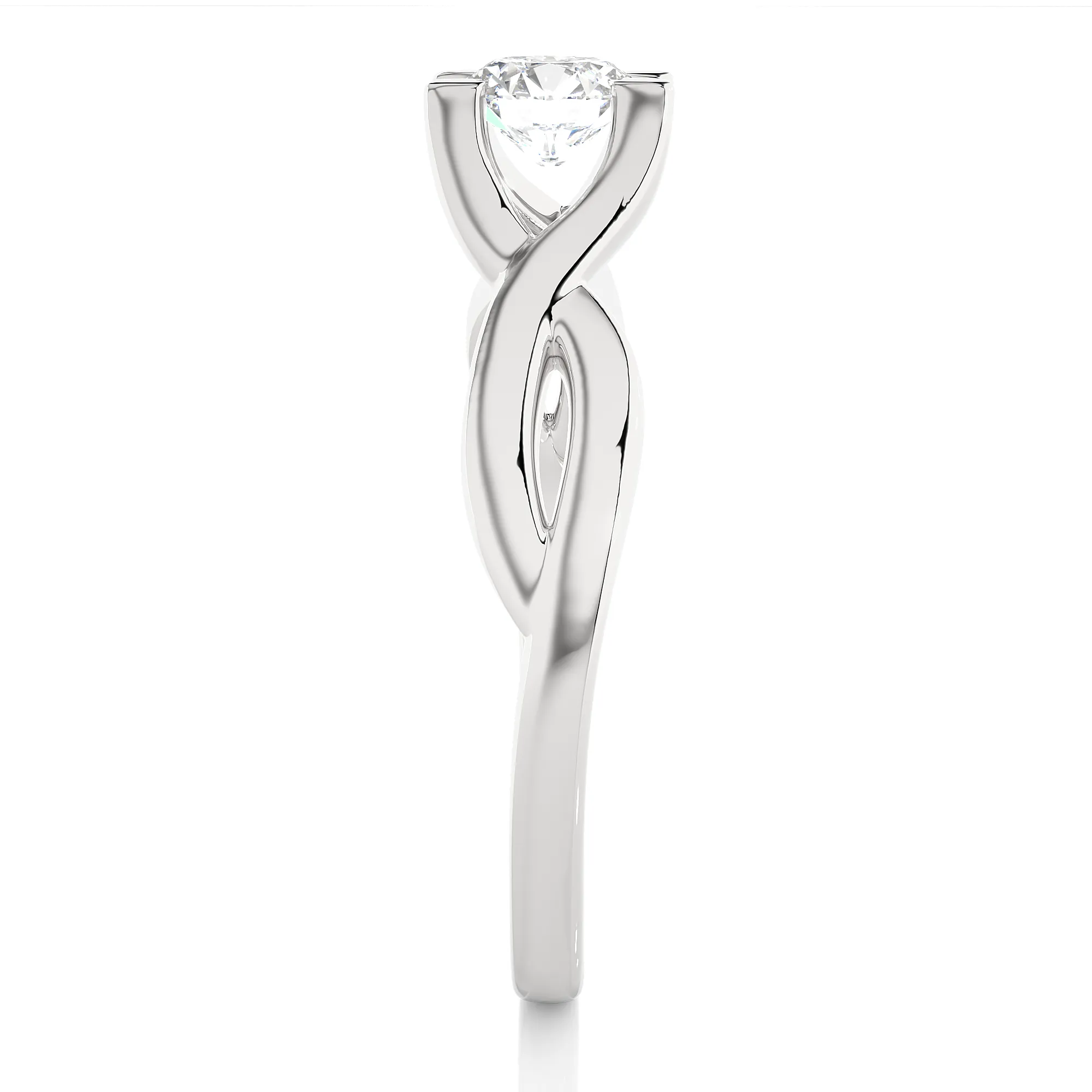 The Twin-Knot Flame Ring 