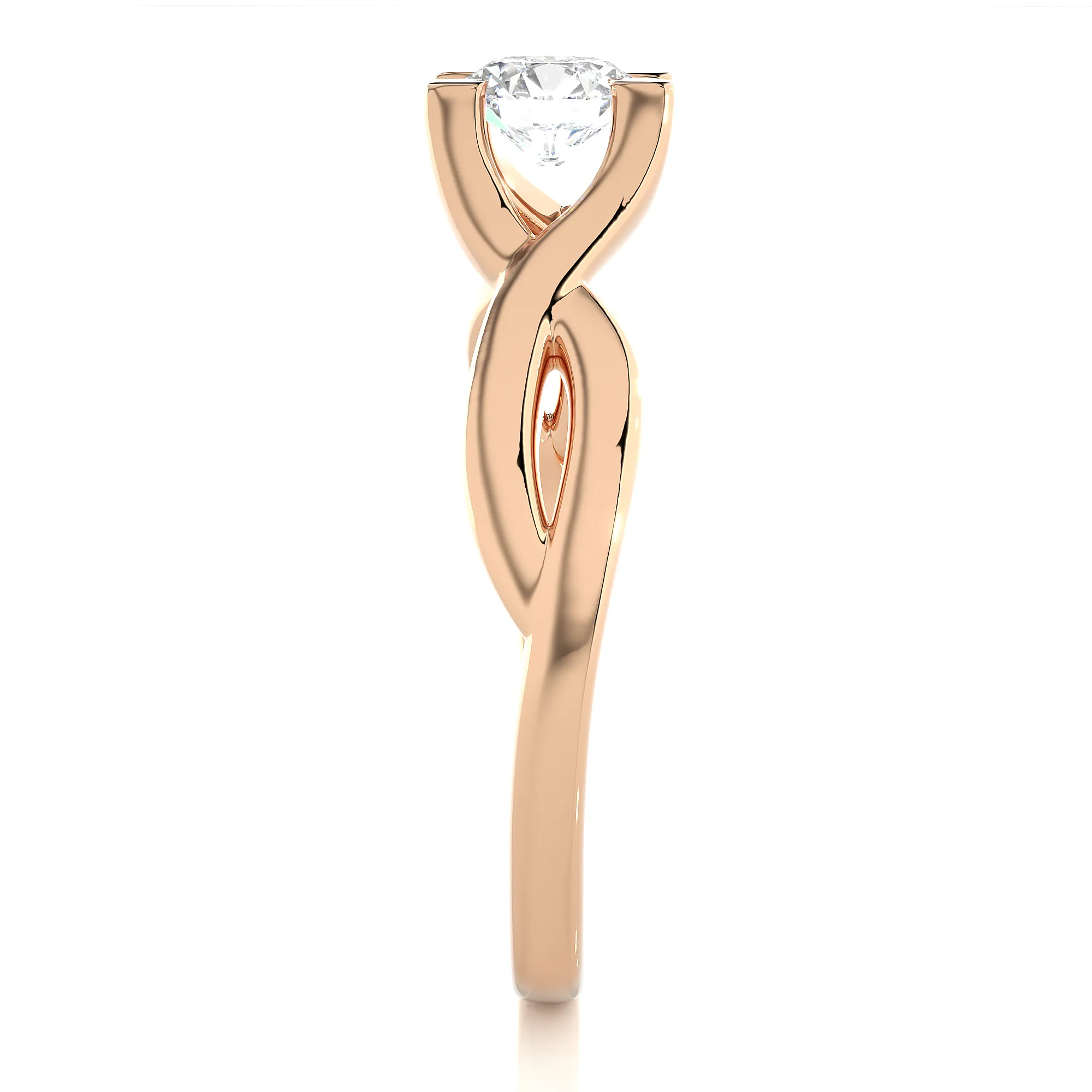 The Twin-Knot Flame Ring 