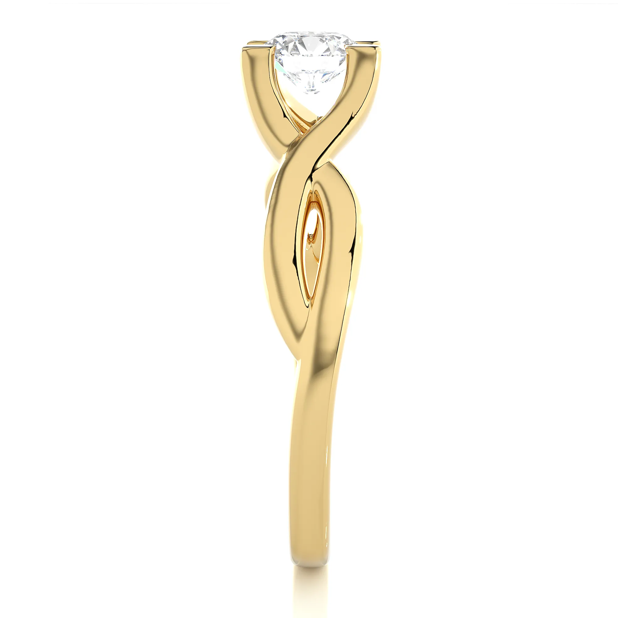 The Twin-Knot Flame Ring 