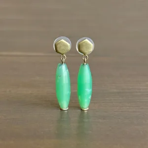 Theia Chrysoprase Post Earrings