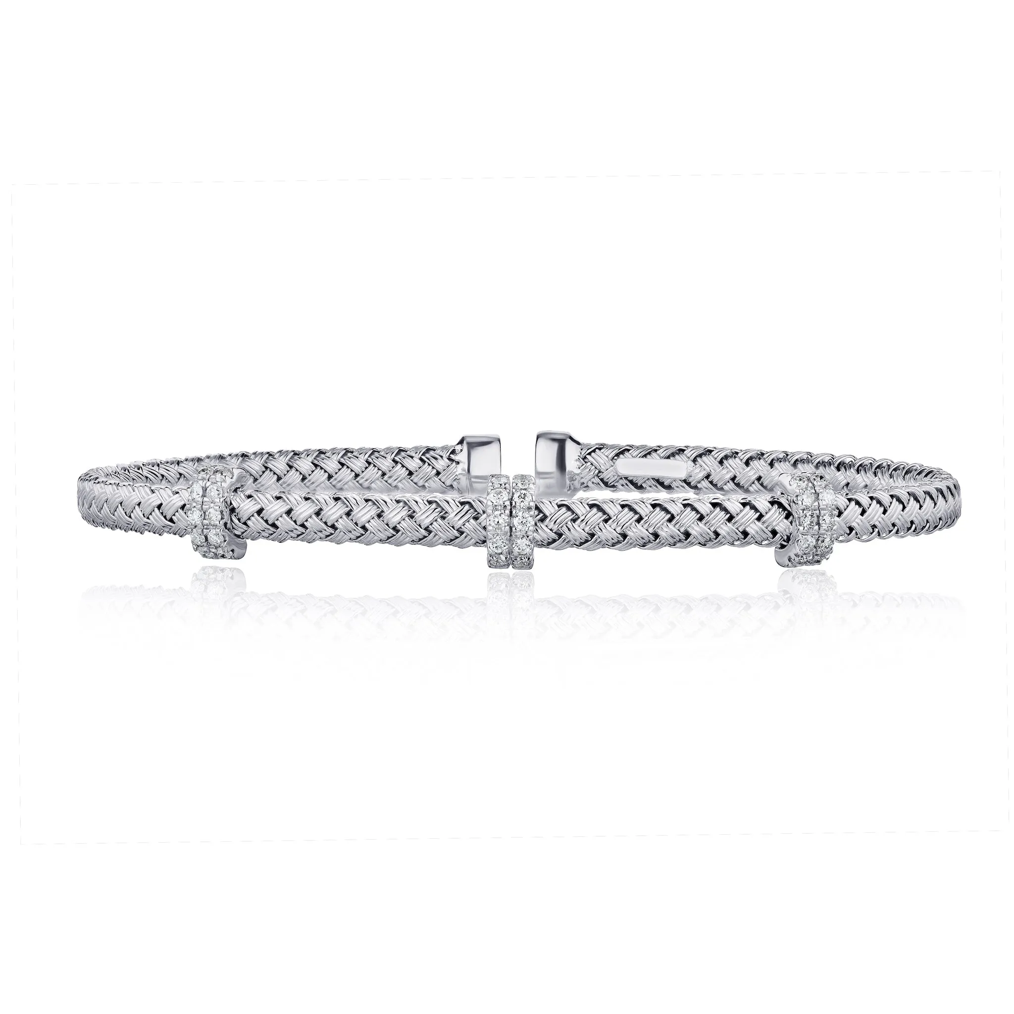 Thirty-Stone Diamond Rope Bangle