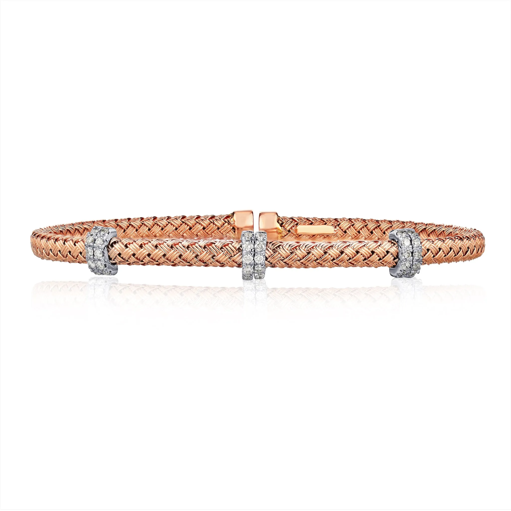 Thirty-Stone Diamond Rope Bangle