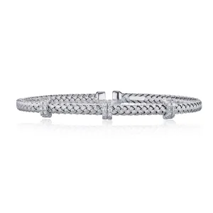 Thirty-Stone Diamond Rope Bangle