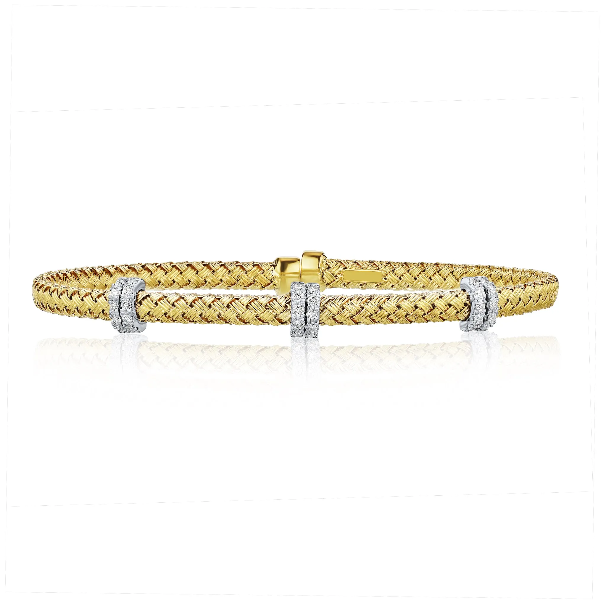 Thirty-Stone Diamond Rope Bangle