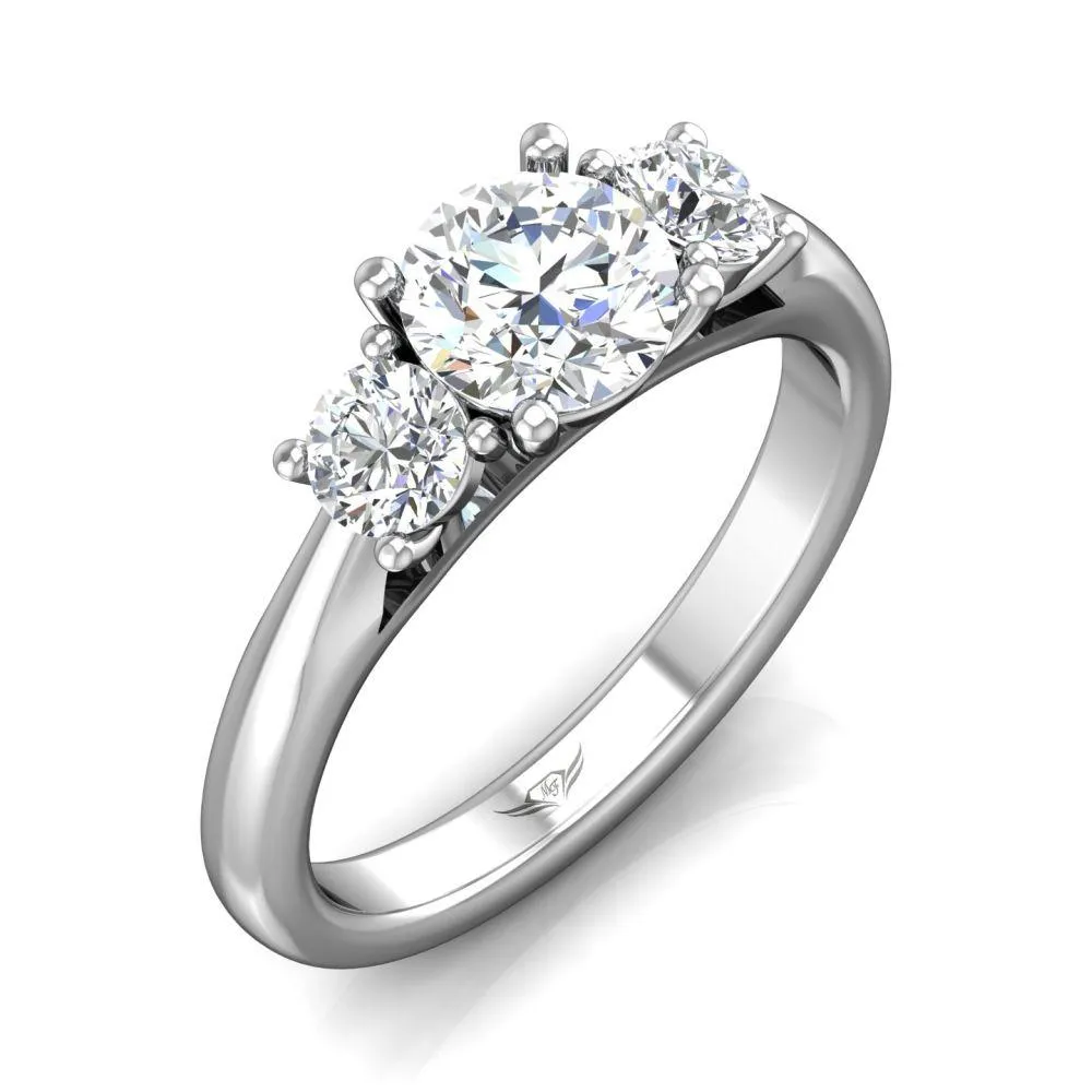 Three Stone Engagement Ring