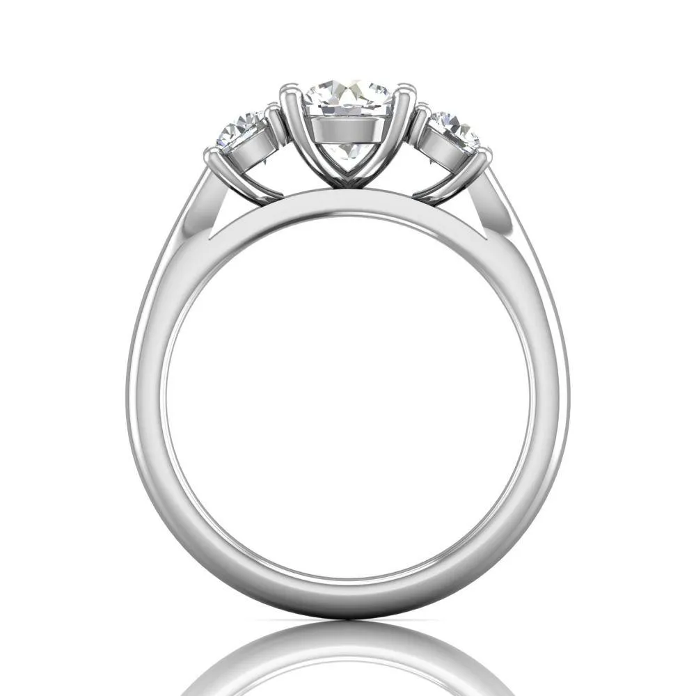 Three Stone Engagement Ring