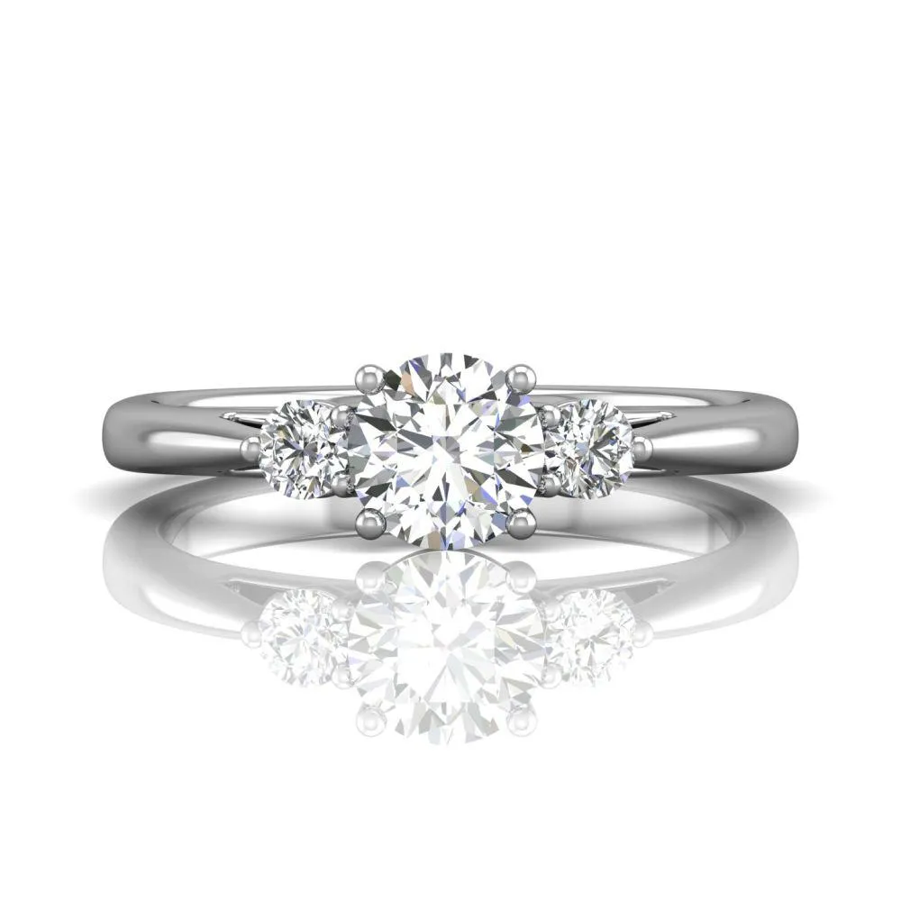 Three Stone Engagement Ring