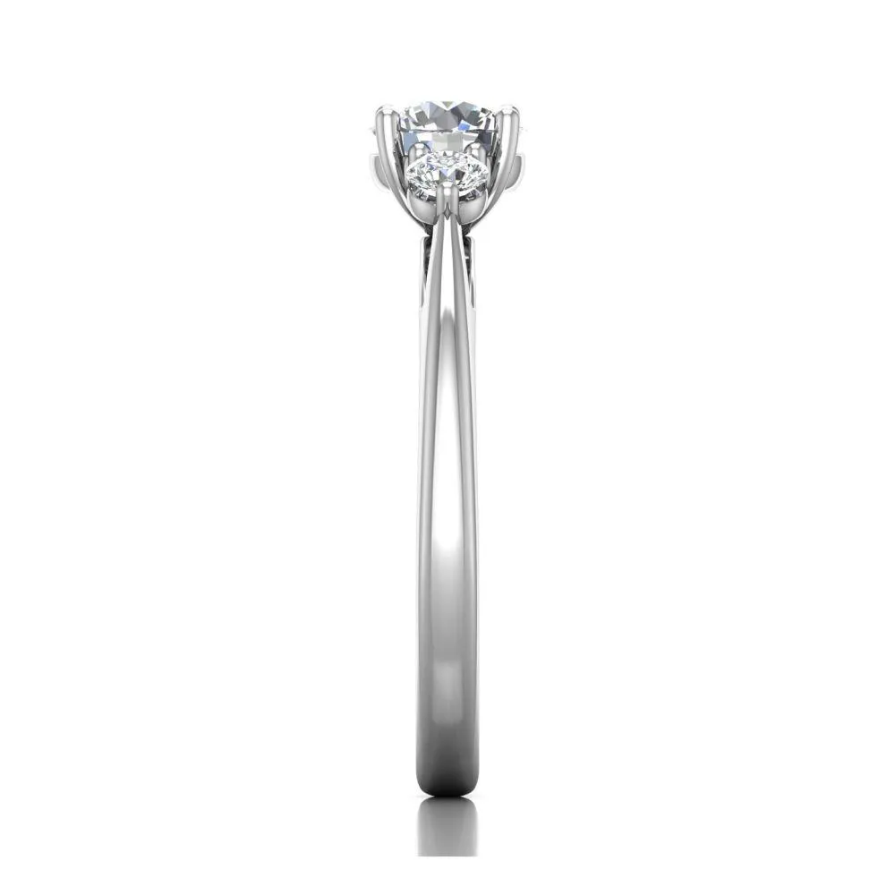 Three Stone Engagement Ring
