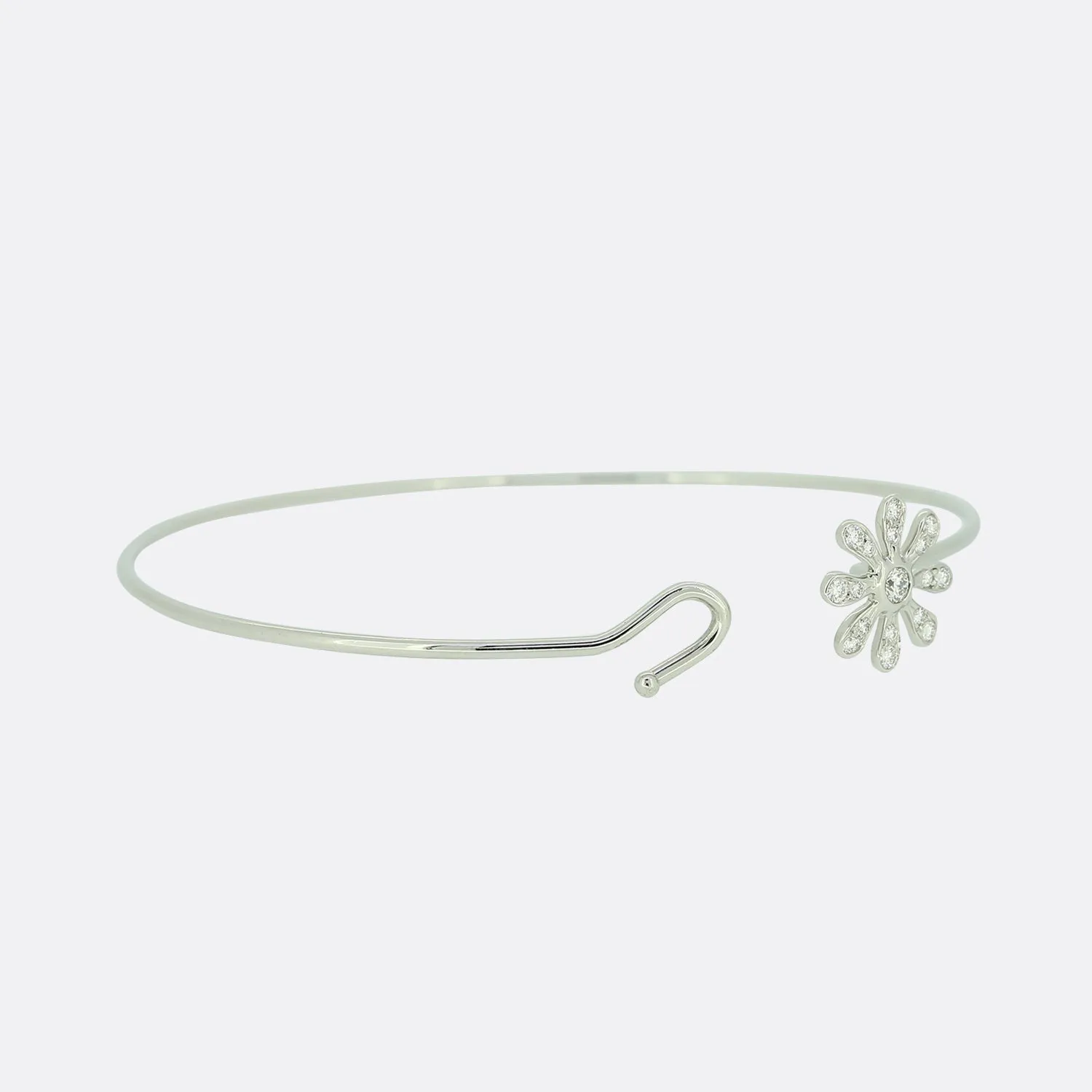 Tiffany & Co. Paloma Picasso Diamond Daisy Bangle