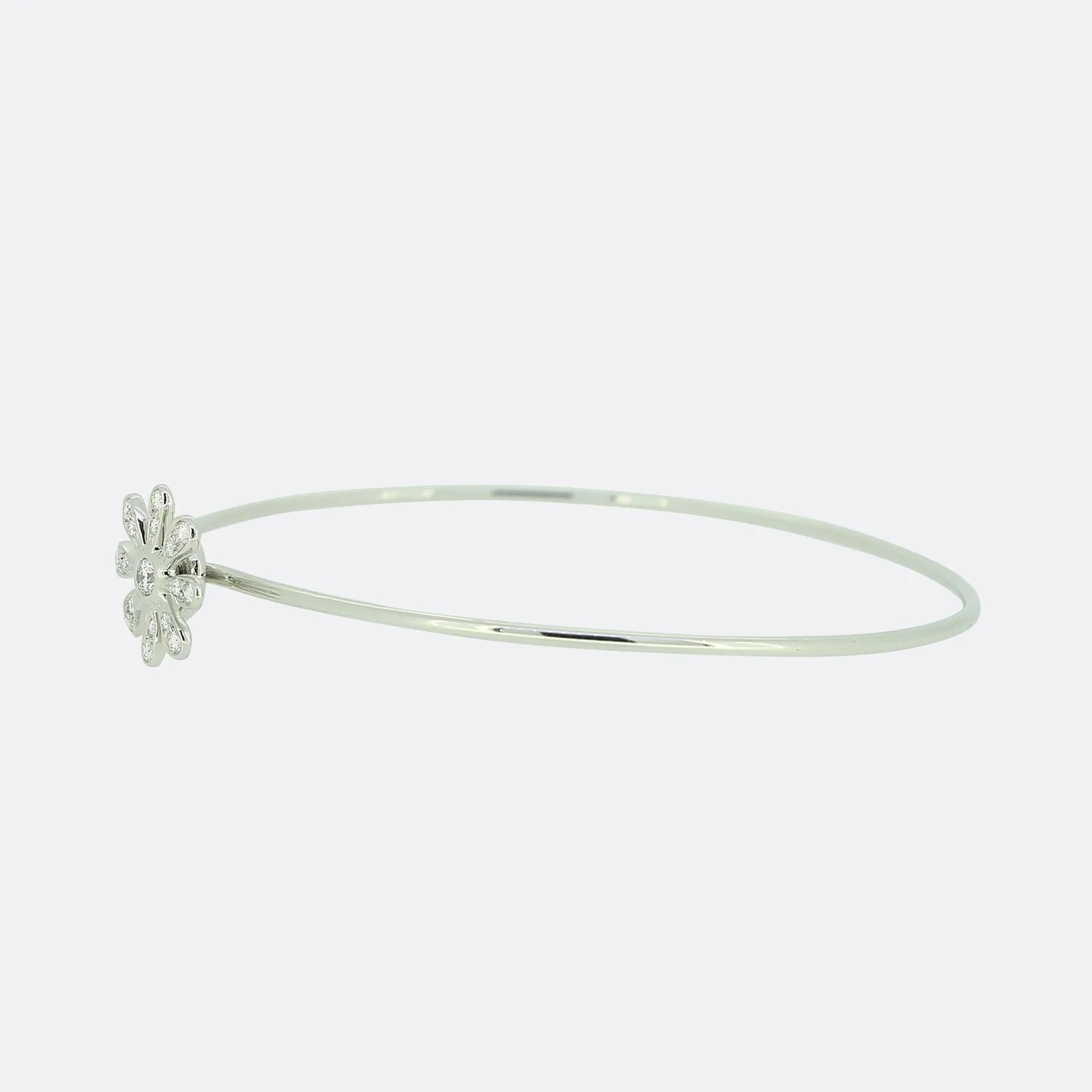 Tiffany & Co. Paloma Picasso Diamond Daisy Bangle
