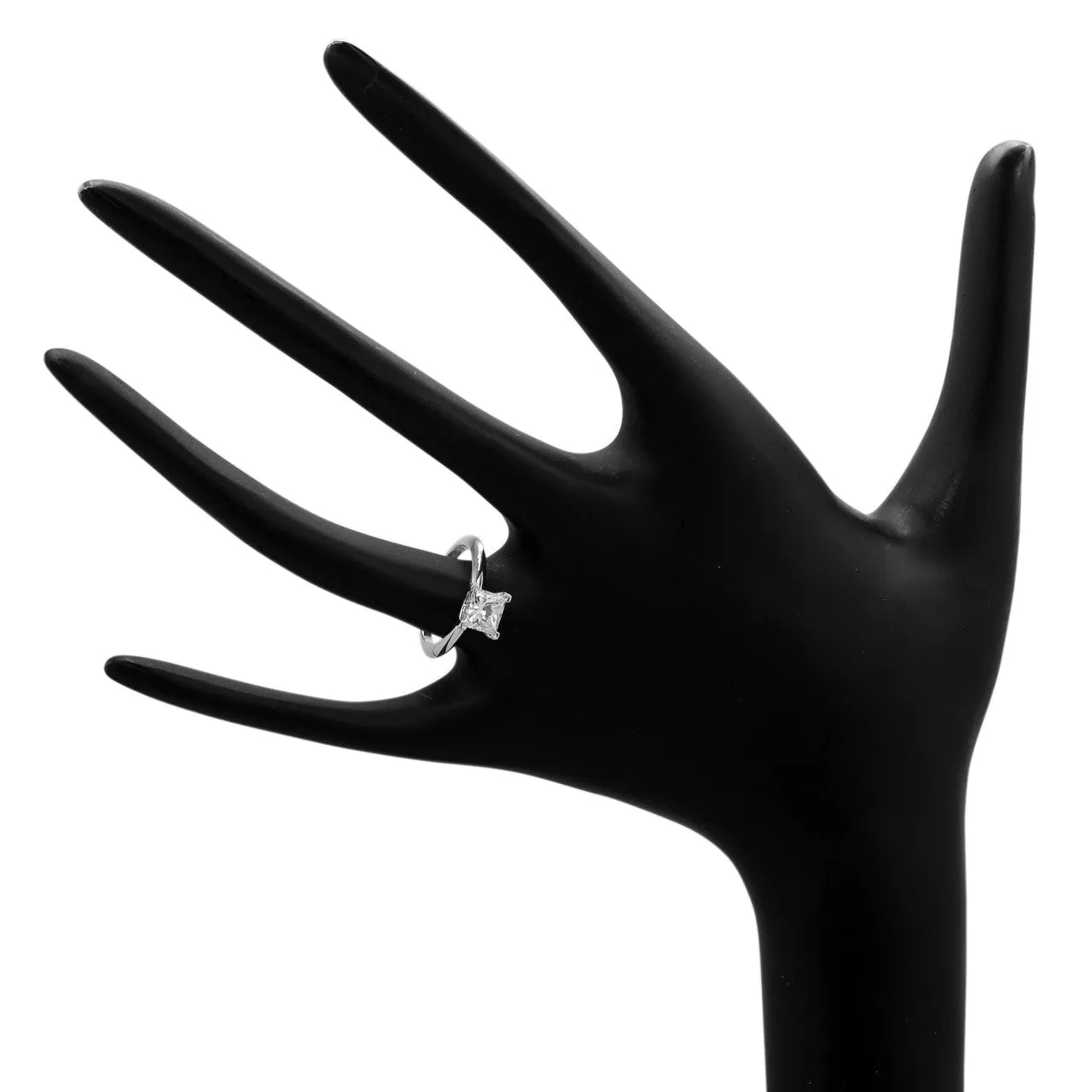Tiffany & Co. Platinum 1.13 Carat Princess-cut Diamond Engagement Ring