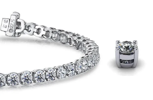 Timeless Dreams Lab-Grown Diamond Tennis Bracelet with 17.68 ct.(finished) 5.1mm