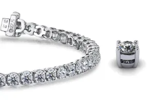 Timeless Dreams Lab-Grown Diamond Tennis Bracelet with 7.68 ct.(finished) 3.5mm