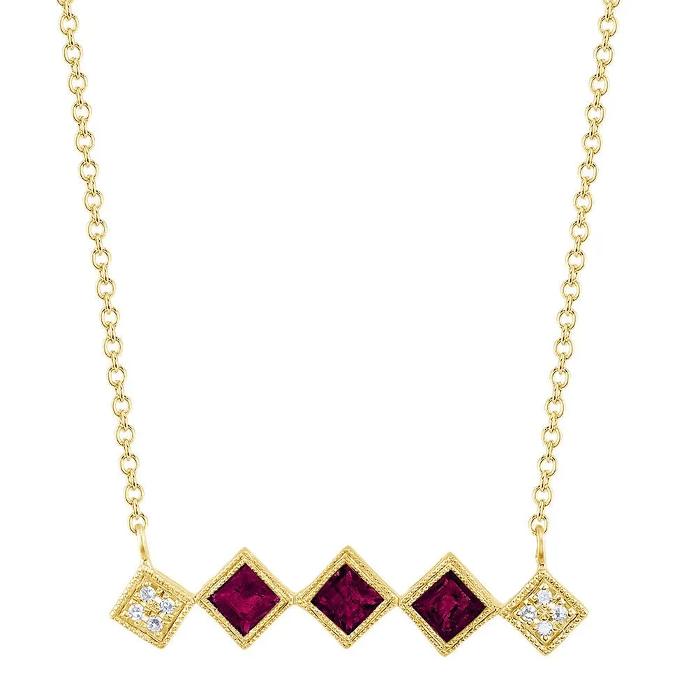 Timeless Ruby Necklace