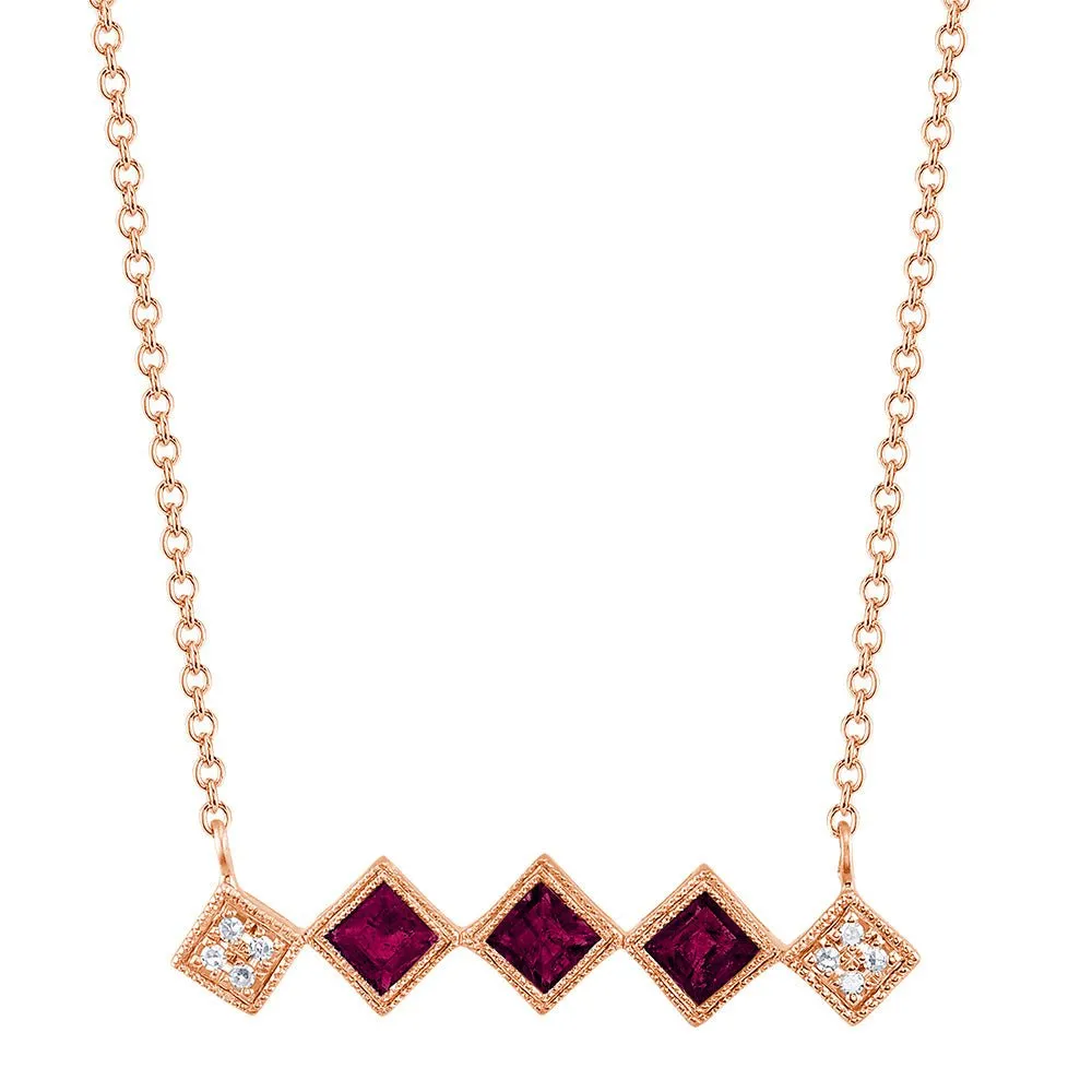 Timeless Ruby Necklace