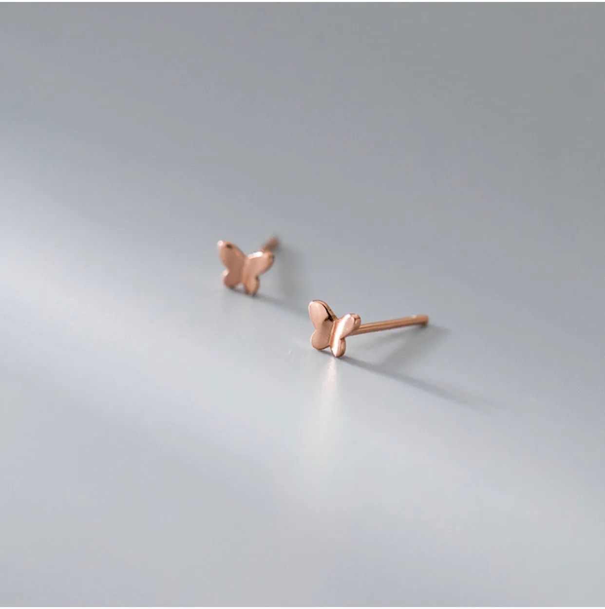 Tiny Butterfly Miniature Studs Earrings-SS009