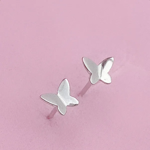 Tiny Butterfly Miniature Studs Earrings-SS009