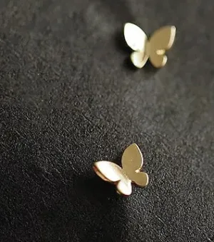 Tiny Butterfly Miniature Studs Earrings-SS009