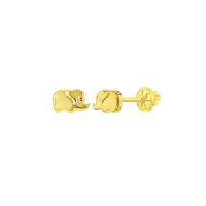 Tiny Elephant Little Girl's Stud Earring