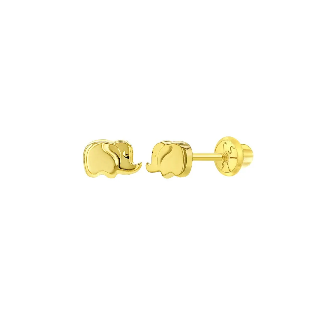 Tiny Elephant Little Girl's Stud Earring