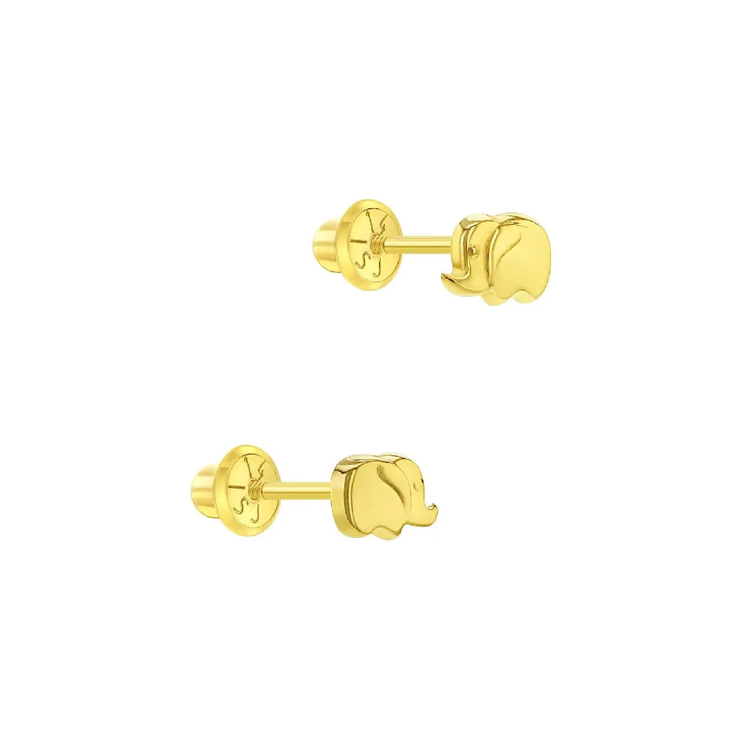Tiny Elephant Little Girl's Stud Earring