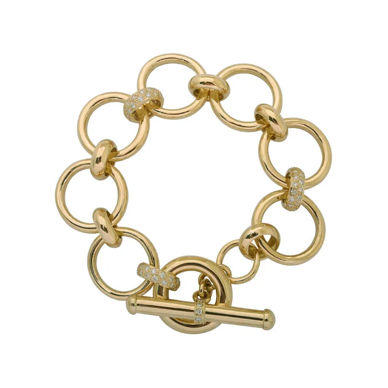 Toggle Bracelet-Diamond