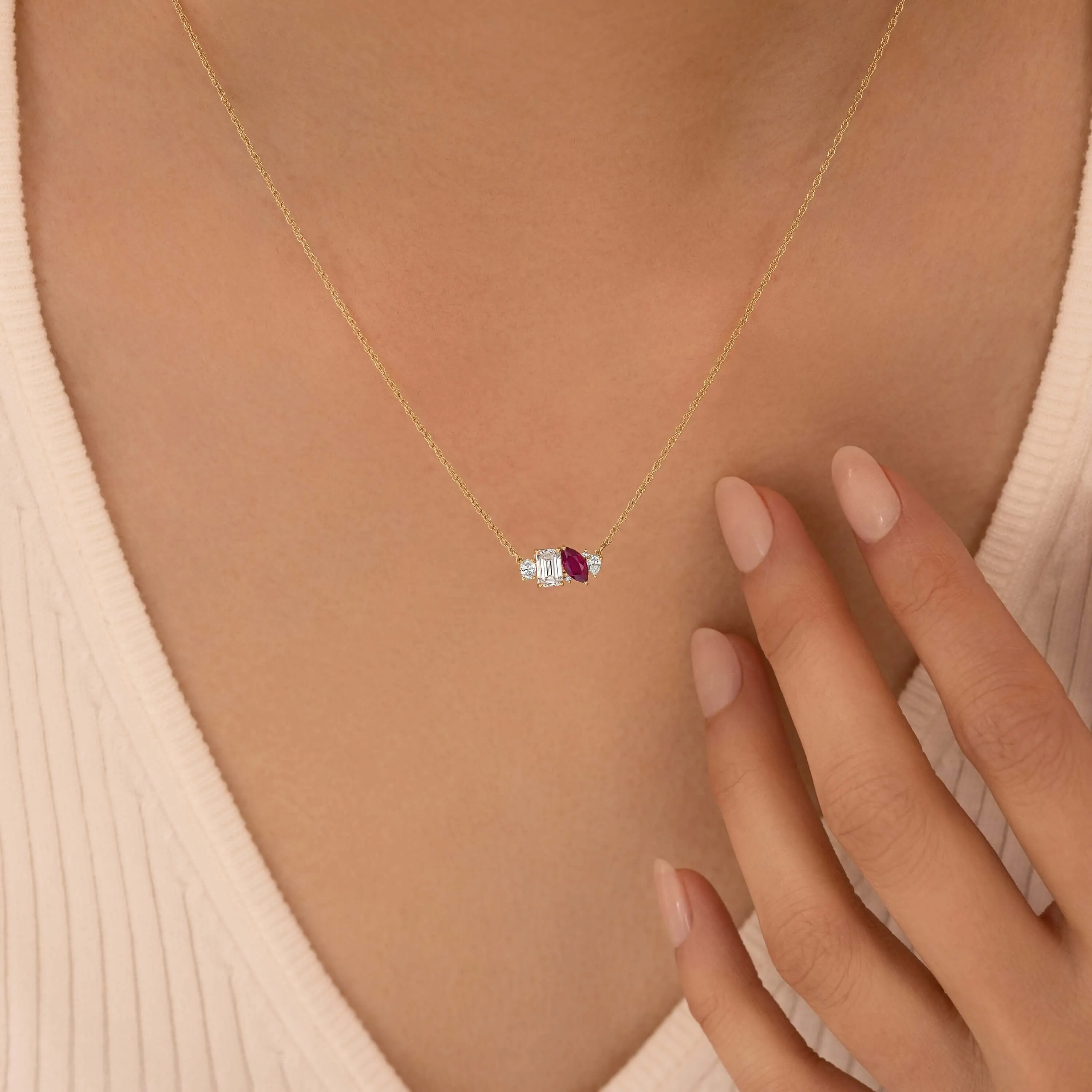 Toi et Moi et Le Reste Necklace