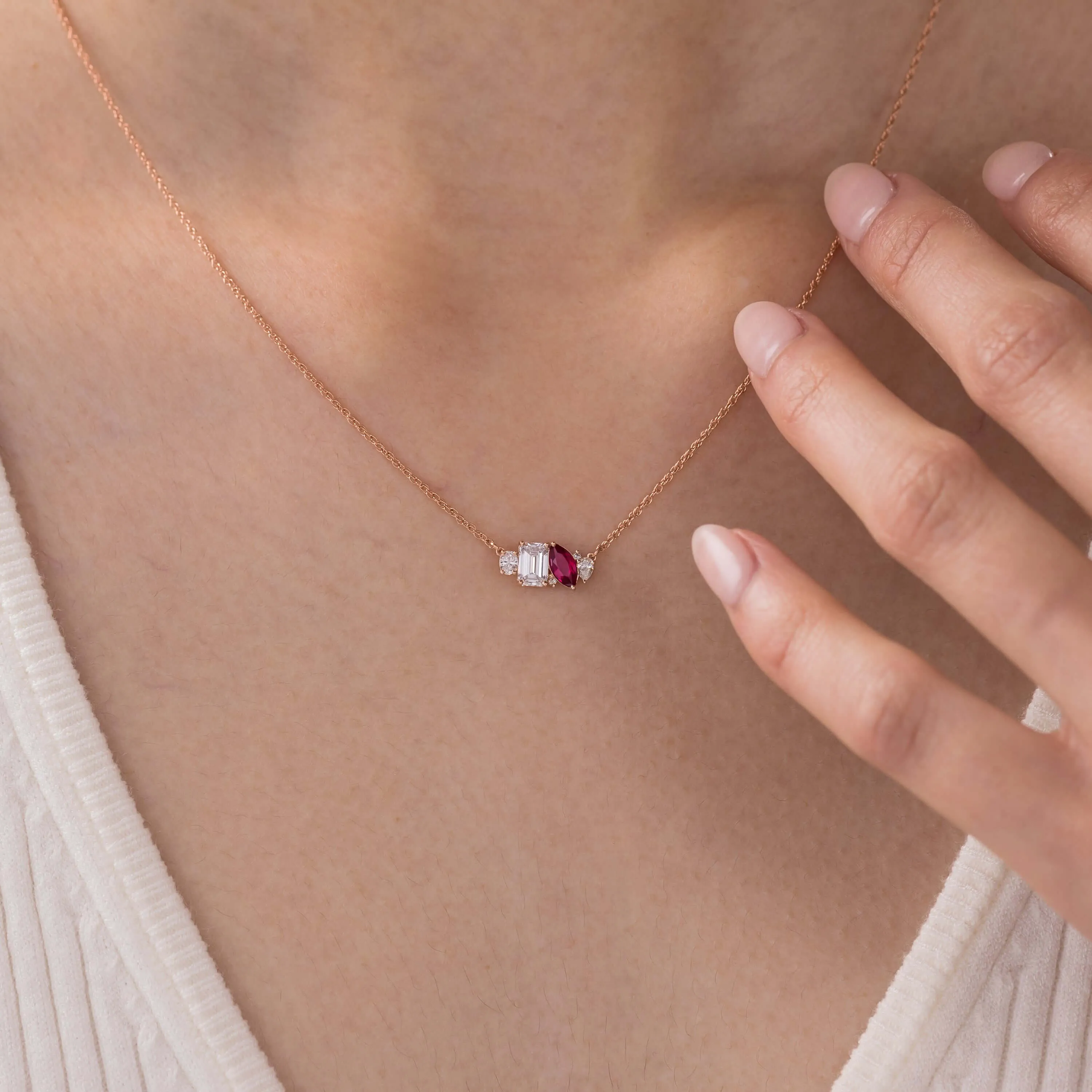 Toi et Moi et Le Reste Necklace