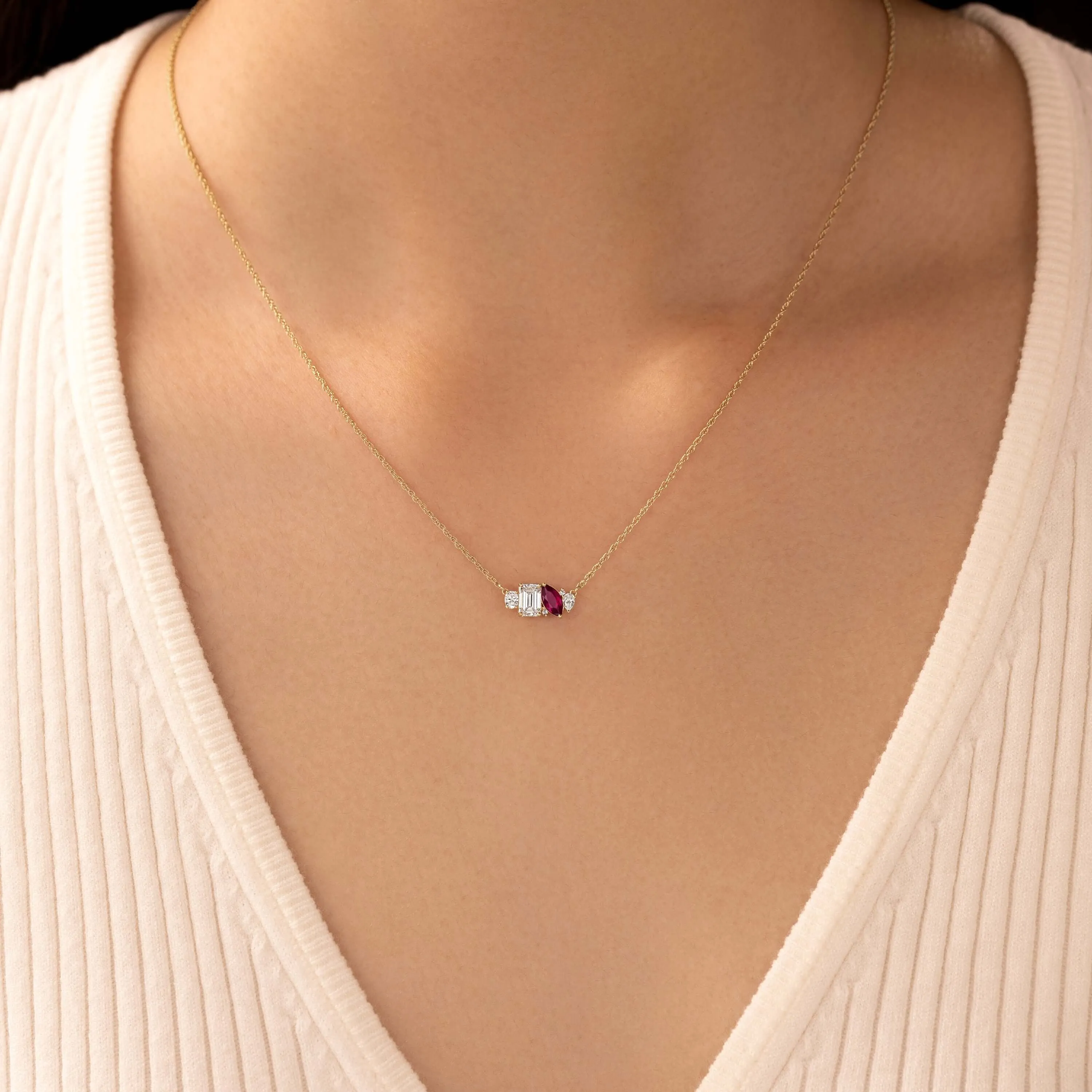 Toi et Moi et Le Reste Necklace