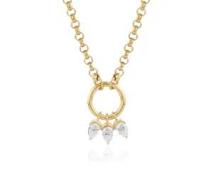 Triple Pear Necklace