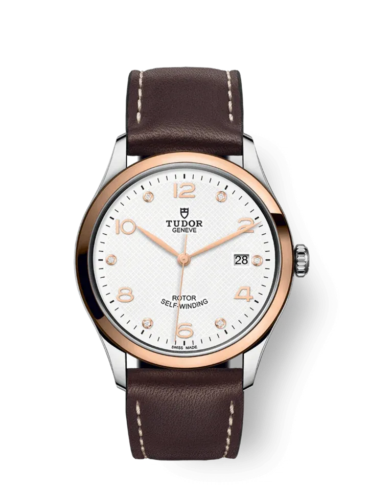 Tudor 1926, Stainless Steel and 18k Rose Gold with Diamond-set, 39mm, Ref# M91551-0012