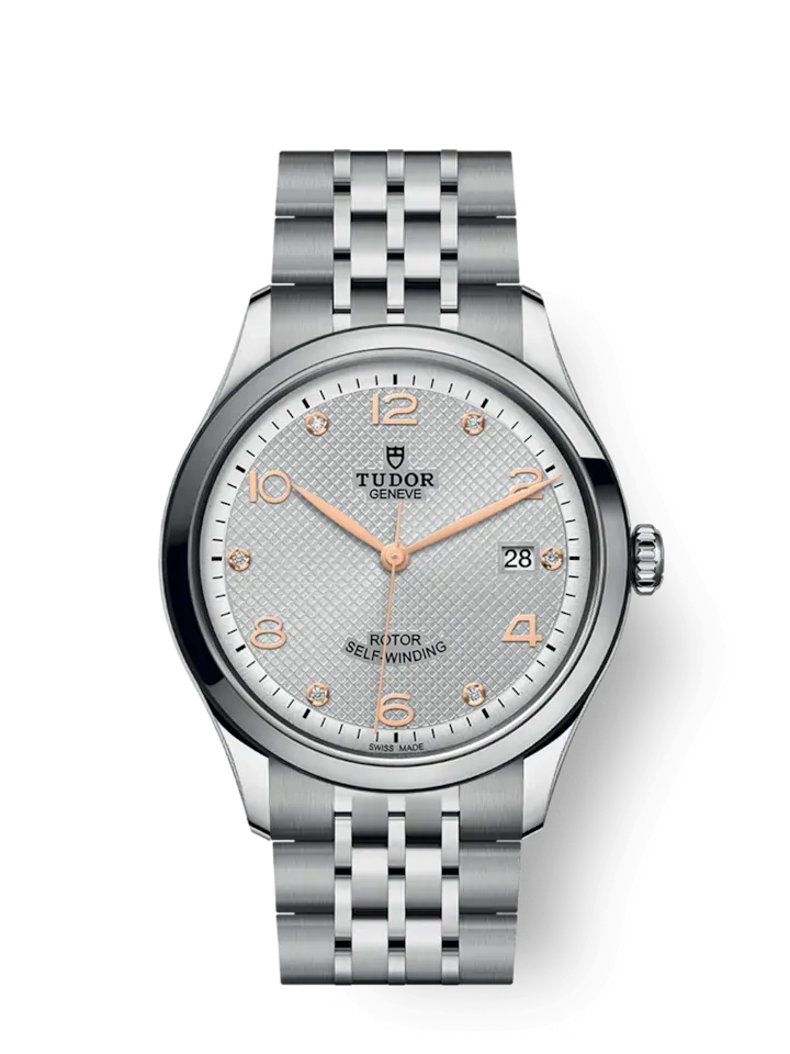 Tudor 1926, Stainless Steel with Diamond-set, 39mm, Ref# M91550-0003