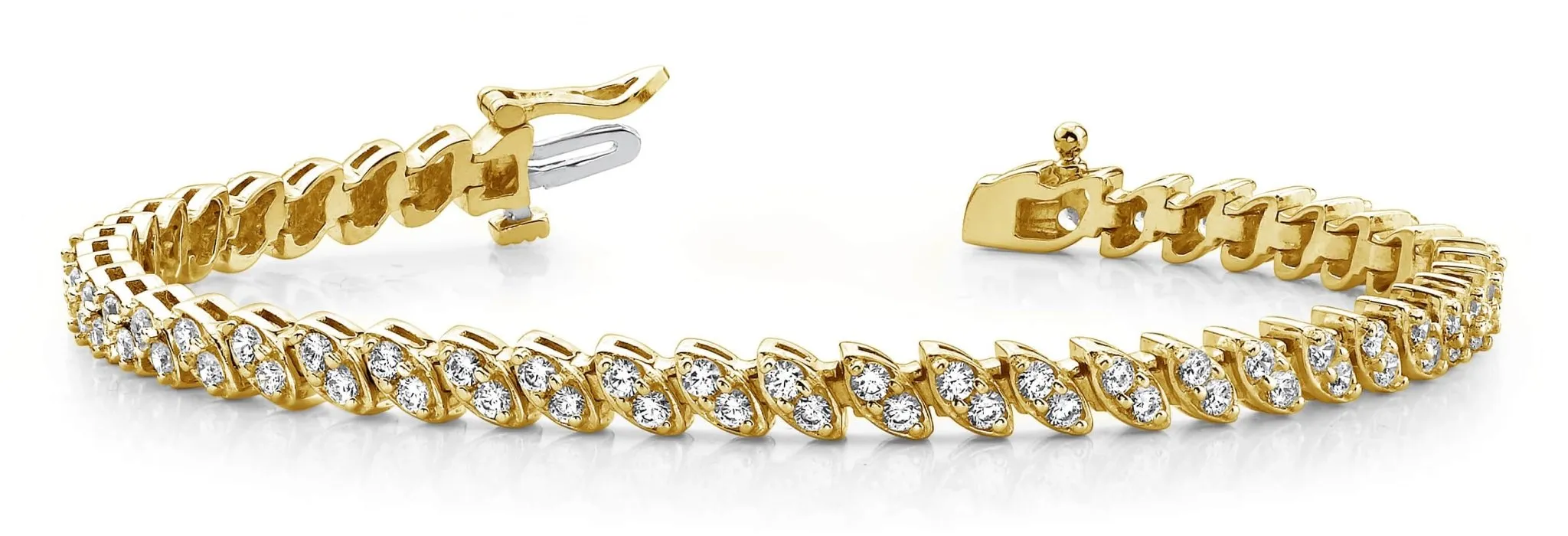 Two Peas In A Pod Lab-Grown Diamond Bracelet with 4.00 ct.(finished) 2.25mm