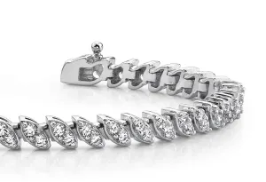 Two Peas In A Pod Lab-Grown Diamond Bracelet with 4.00 ct.(finished) 2.25mm