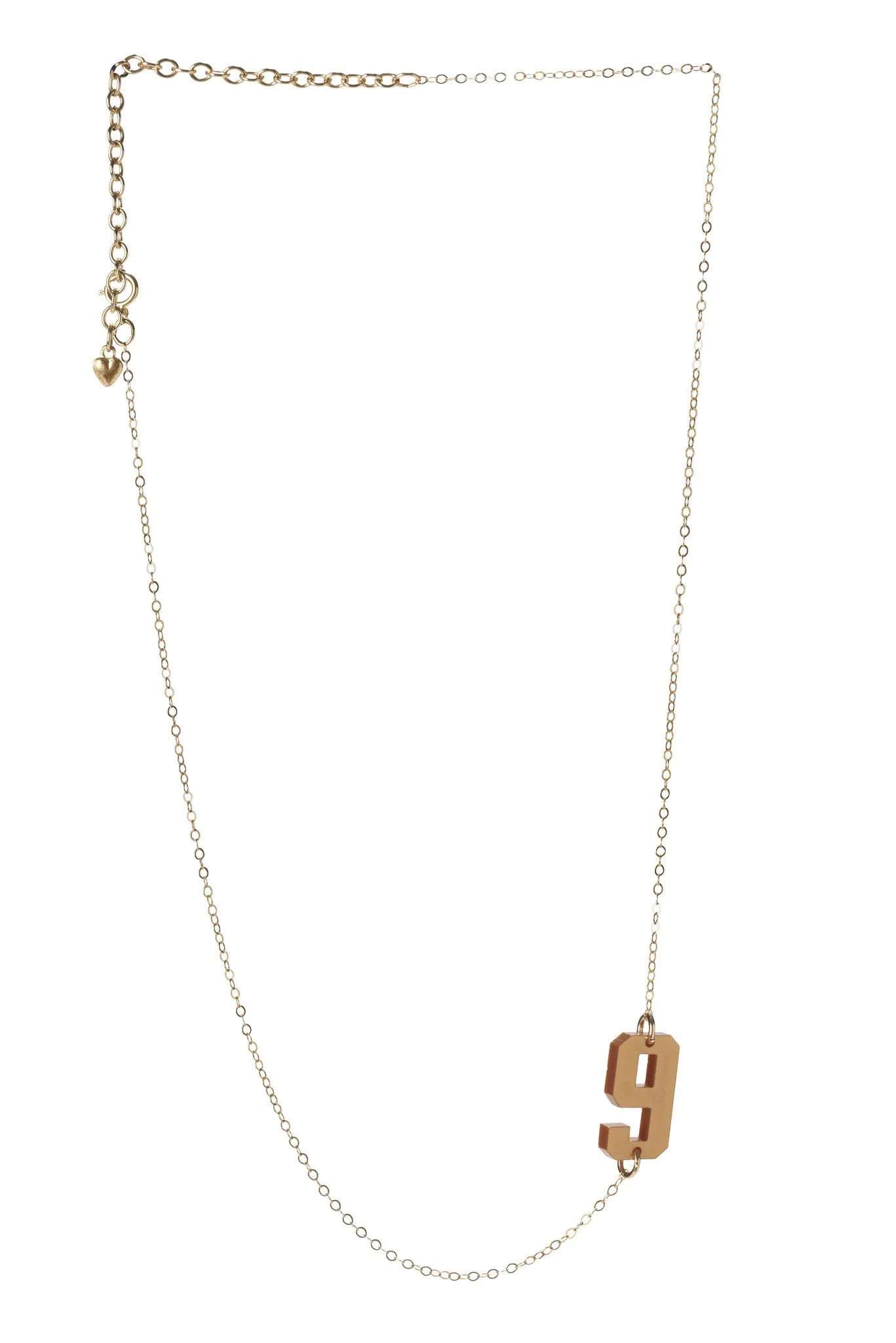 Varsity Number Necklace (WS)