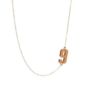 Varsity Number Necklace (WS)