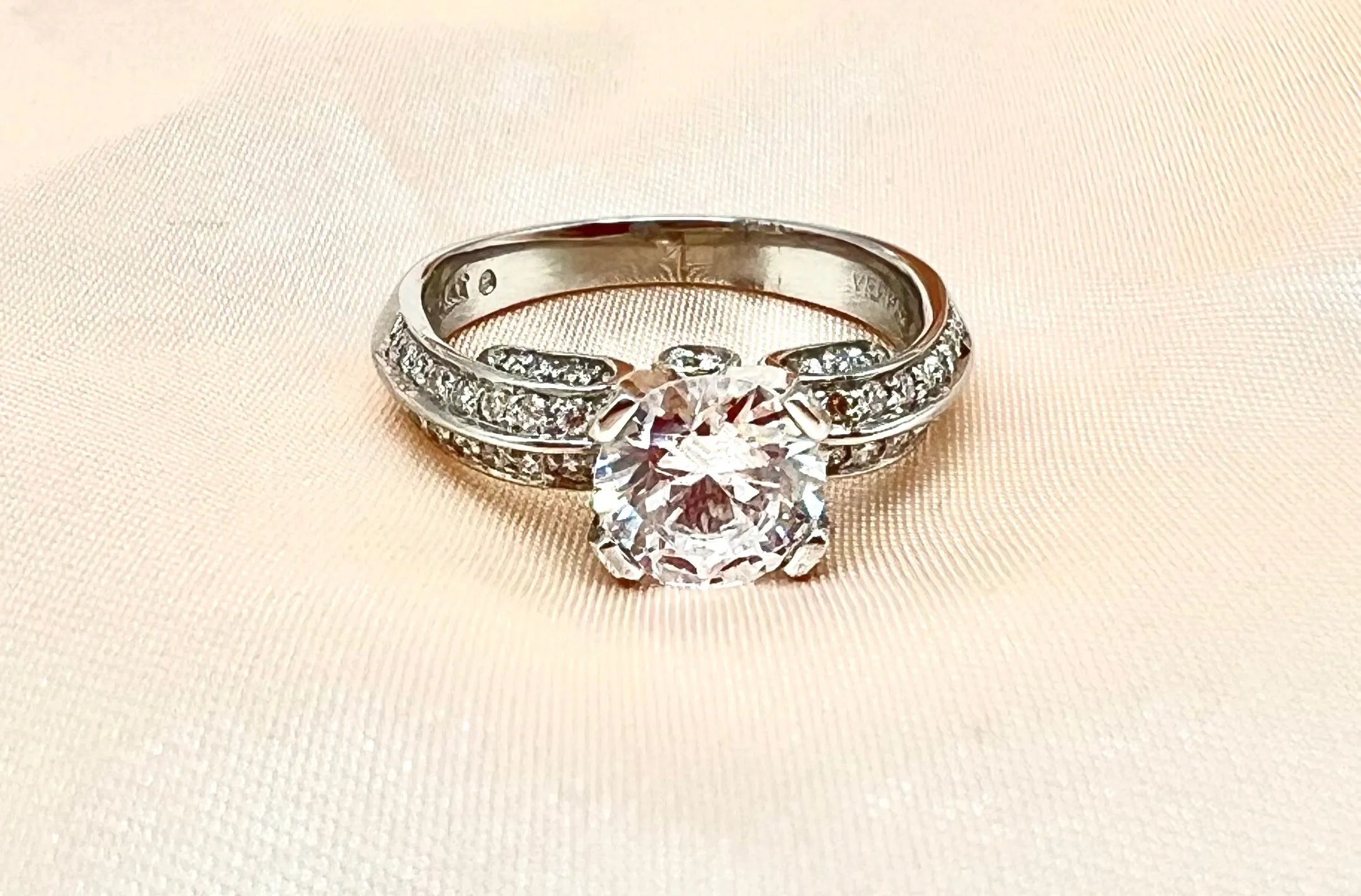 Verragio Platinum Engagement Ring