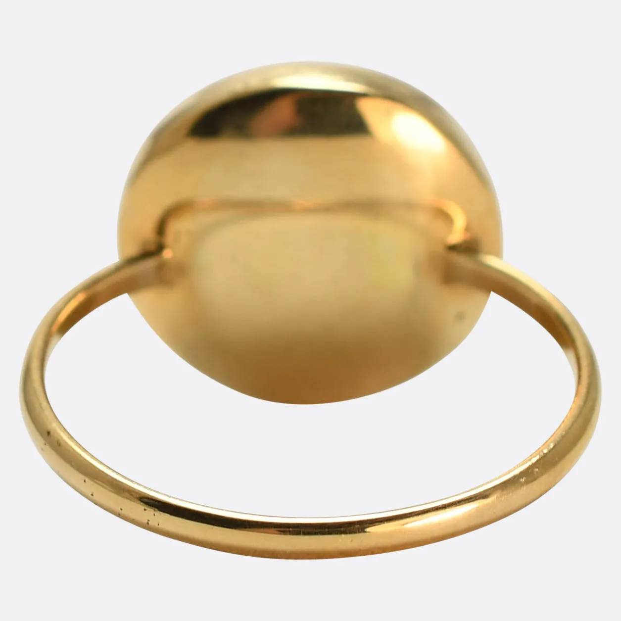 Victorian "Man in the Moon" Saphiret Ring