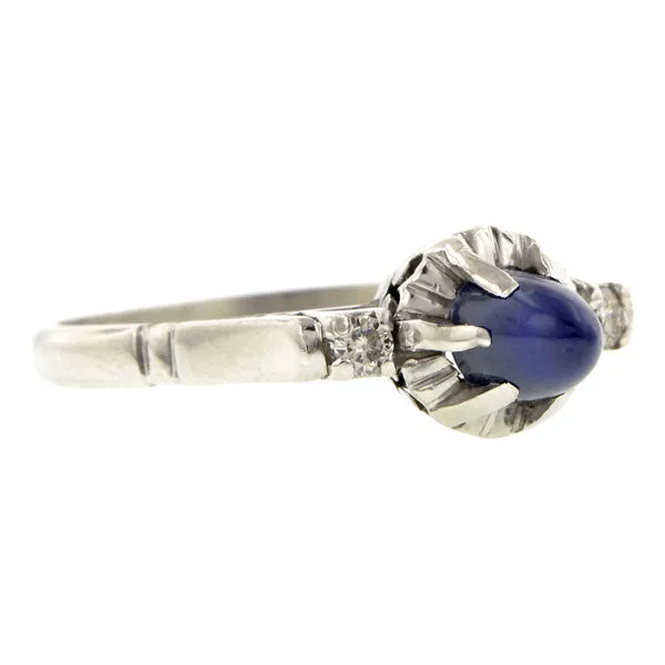 Vintage Bullet Sapphire Ring, 1.33ct