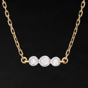 Vintage Diamond Bezel Pendant by David Webb