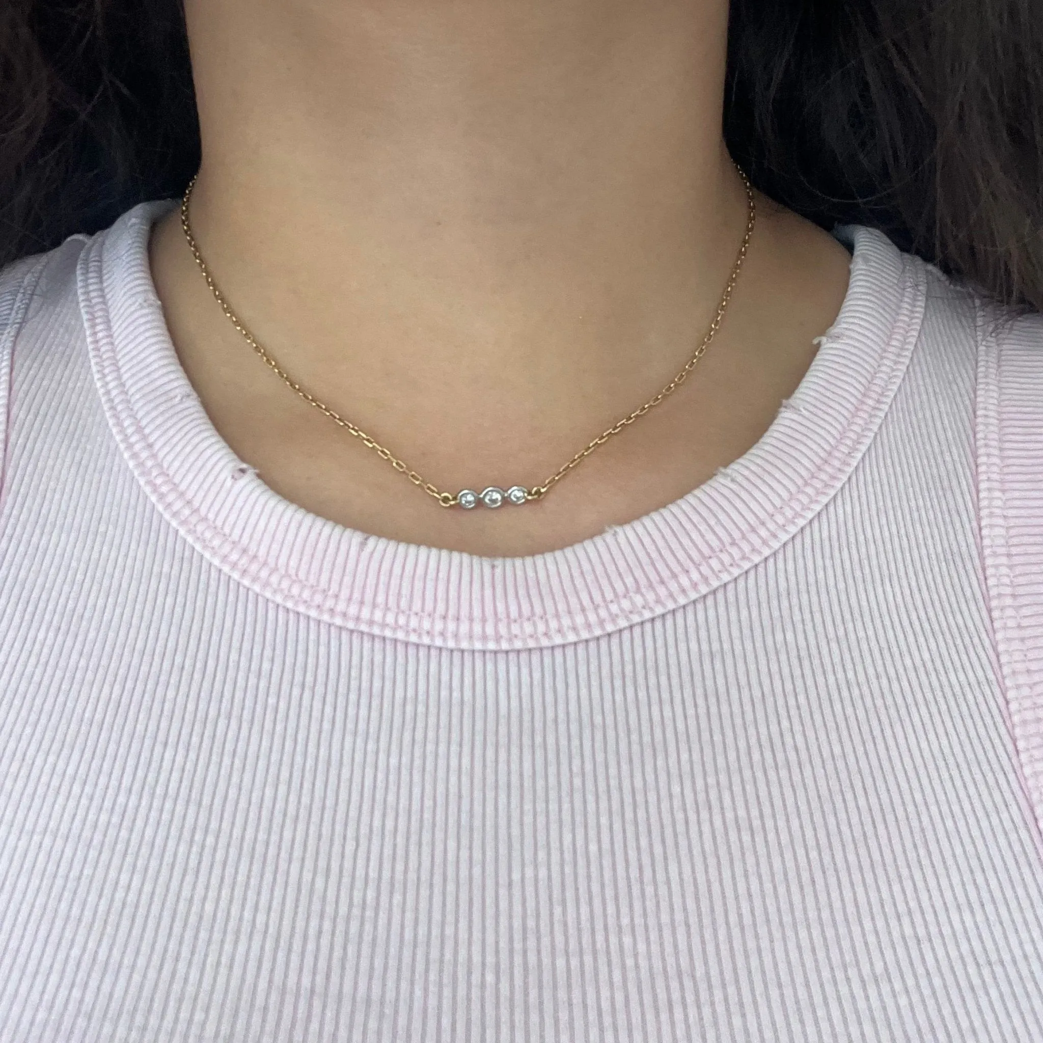 Vintage Diamond Bezel Pendant by David Webb