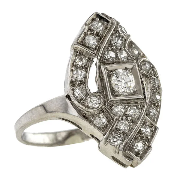 Vintage Diamond Dinner Ring