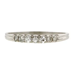 Vintage Diamond Wedding Band