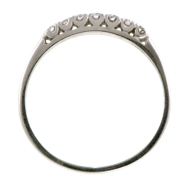 Vintage Diamond Wedding Band
