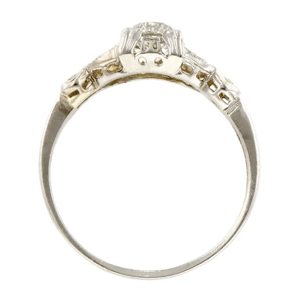 Vintage Engagement Ring, TRB 0.90ct