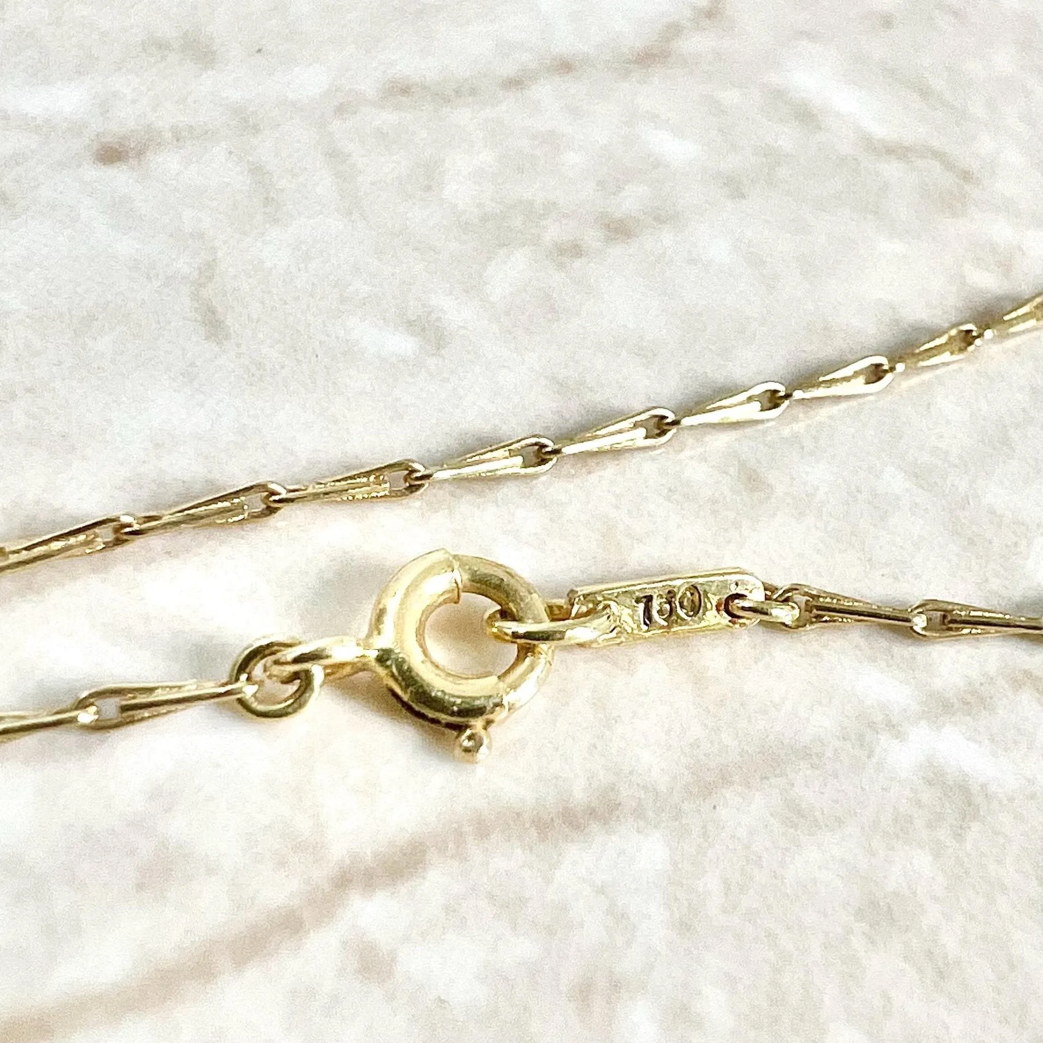 Vintage Handcrafted 18 Karat Yellow Gold & Enamel Lizard Pendant Necklace By Carvin French
