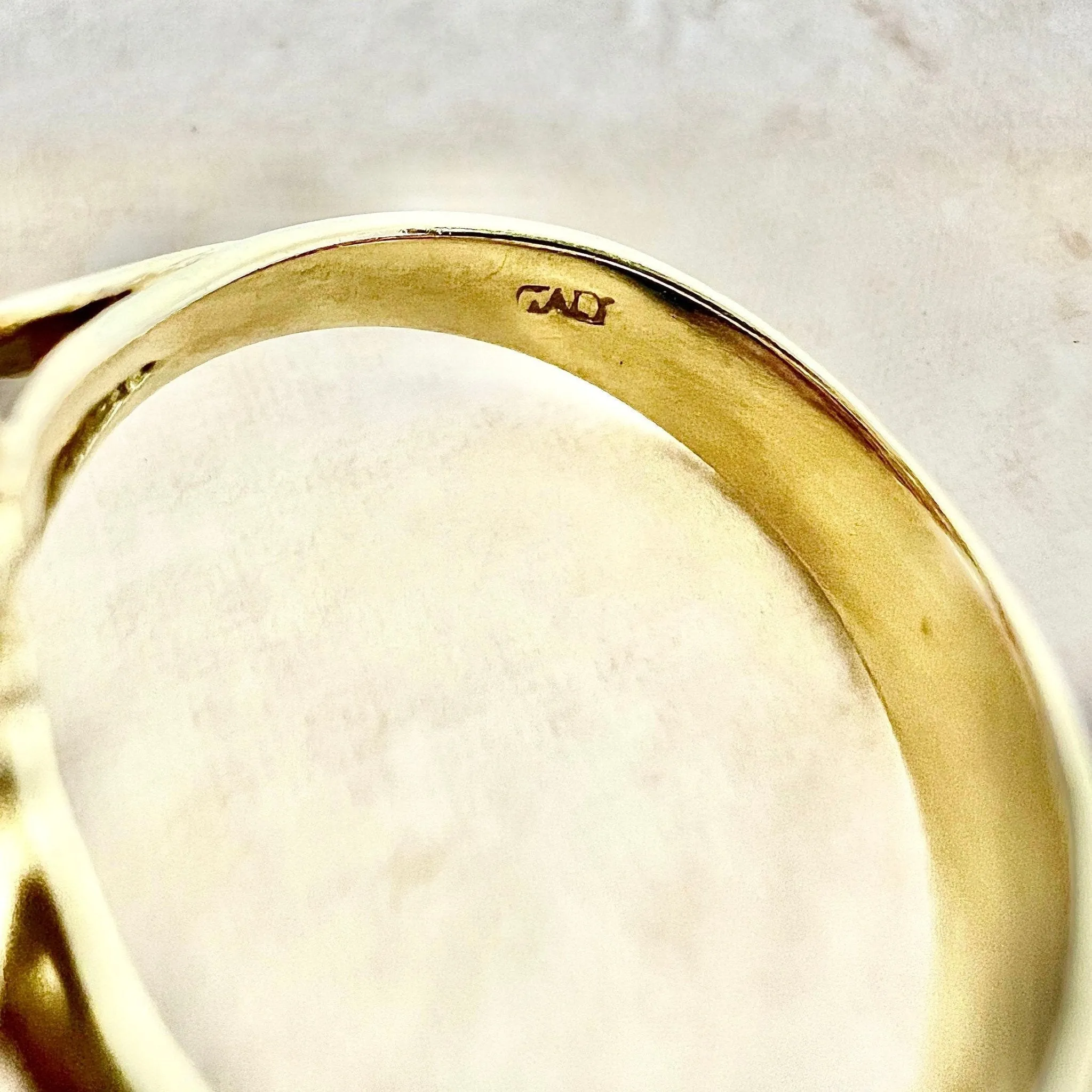 Vintage Italian 18 Karat Two-Tone Gold Ruby & Diamond Cocktail Ring